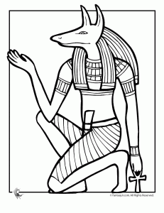 Ancient Egyptian Coloring Pages