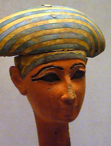 egyptian face makeup. The masks provided a #39;face#39; to